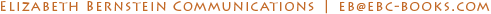 Elizabeth Bernstein Books | eb@ebc-books.com